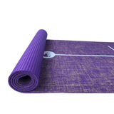 Mat de Yoga Yute orgánico Morado