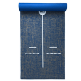 Mat de Yoga Yute orgánico Azul