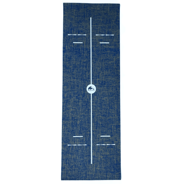 Mat de Yoga Yute orgánico Azul