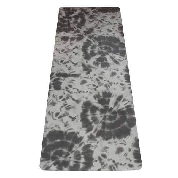 Pack Eco Mat de Yoga Shibori Grey + 2 Bloques de Madera
